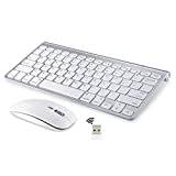 Wireless Keyboard and Mouse for Apple iMac Windows or Android (2.4G Wireless)