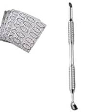 Stainless Steel Cuticle Pusher Duals Ended Manicures Stick Nail Art Dotting Pen Manicures Tools Cuticle Remover Cuticle Pusher Cuticle Pusher Sticks Glass Cuticle Pusher And File Kit