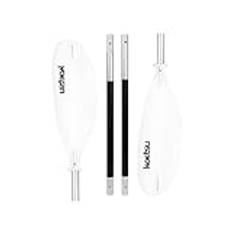 JUCHRZEY 4-Piece Two Way Paddle Adjustable Double-Head Surfpaddle Aluminium Alloy Stand Up Paddleboard Paddles for Outdoor Water Sports