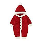 kids christmas fancy dress outfits Kids Sweater Christmas Jumpsuit Girls Baby Outfits Romper Cotton Xmas Knitted Sweater Boys Hooded Boys Romper&Jumpsuit 6 Sweatshirt girls outfits baby coats 0-3