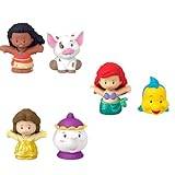 Fisher-Price Little People Disney Princess Toddler Toys Complete Set of Figure Packs from HTK23-963B Release (Pack of 3)