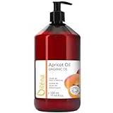 Organic Apricot Kernel Oil 100% Pure, Natural, Vegan, No GMO - Aromatherapy Massage Oil Hair Skin Body Certified BIO Moisturizer for face, body and hair 500 ml 17.52 fl oz