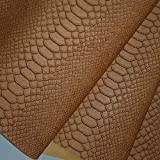 12 cols Snake Skin Textured Faux Leather PVC Grained Leatherette Fabric .Sold by The metre Off a 137cm roll Craft Upholstery (Light Brown, Full metre (100 x 137 cm))