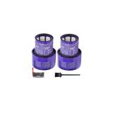 (2pcs) Washable Big Filter Post-Filter Unit For Dyson V10 Sv12 Cyclone Animal Absolute Total Clean Cordless Vacuum Cleaner
