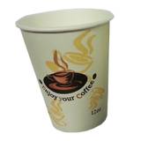 12oz Hot Beverage Cups / Disposable coffee Cups (25 Per Pack)