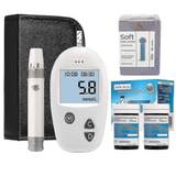 Blood Sugar Monitor Diabetes Testing Kit With 50 No Coding Test Strips 50 Lancets