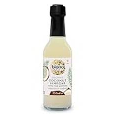 Biona Organic Coconut Vinegar 250ml, Pack of 6 - Vinegar With The Mother - Unpasteurised & Unfiltered - Unique Tropical Aroma - For Dressings & Marinades