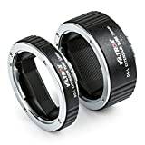 VILTROX DG-L Auto Focus AF Macro Extension Tube Lens Adapter Ring Set (12mm+24mm) Support TTL and AE Compatible with Leica SL/SL2/T/TL/TL2/Lumix S1/S1R/S1H/Sigma fp L-Mount Cameras and Lens