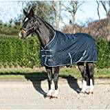HKM Economic 30099100.0040 Horse Blanket with Polar Fleece Lining Black