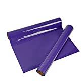 VEGIXO Heat Transfer Vinyl Purple – 12inch x 8 Feet Iron on Vinyl Roll for Cricut & Cricut Heat Press,HTV Vinyl is Easy to Cut & Weed, Design Your T-Shirts & Crafts with Cricut Vinyl