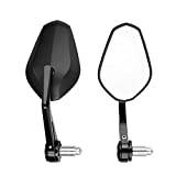 Rearview Mirror For V-espa Cafe Racer Mirror Xmax 300 Accessories Tmax 500 Tmax 530 Mt 07 Fz1 R6 Motorcycle Mirror Aluminum End Mirrors for Motorbike (Color : Mirrors)