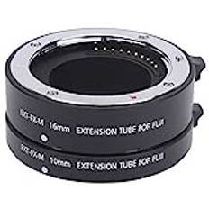 VBESTLIFE Metal Macro Extension Tube, 10mm 16mm Macro Autofocus Close‑Up Extension Tube Adapter for Fuji X Mount, for Close‑up Macro Photography