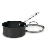 Cuisinart 619-18 Chef's Classic Nonstick Hard-Anodized 2-Quart Saucepan with Lid