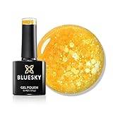 Bluesky Gel Polish - Glitter Neon 08 Yellow