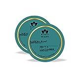 Blessfull Healing Organic Mint & Cucumber Luxury Handmade Loofah Natural Soap Bars (125 Gram / 4.4 OZ) (Pack Of 2)