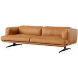 Inland AV23 3-seater Sofa, Leather Noble Cognac / Warm Black