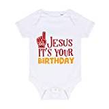 Go Jesus It's Your Birthday [BCX] Baby Grow Vest, 6-12 Months, White