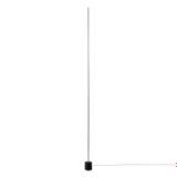 Catellani & Smith - Light Stick F LED Floor Lamp - nickel/H 183cm/Fußdimmer/LED 10x1W/350mA/110-240V/1400lm/2700K/CRI80