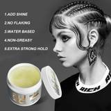 Hair gel strong hold hair oil wax cream brush hair styling r79c
