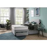 Silentnight Memory Small Double 2 Drawer Divan Bed - Grey