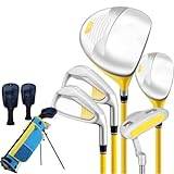 Golf Drivers,Club Set and Stand Bag,Junior Girl's Individual Golf Clubs,Golf Clubs Package Set,Ages 6-8 (Color : Yellow)