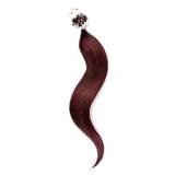 Mahogany Red (#99J) 18 Micro Ring Hair Extensions By Cliphair