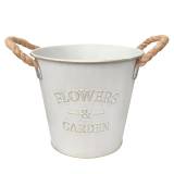 Nutmeg Flowers & Garden Tin Pot