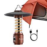 Jimtuze Camping Lights For Tent,18650-2200mAh Camping Electric Lantern | 400LM Vintage Lantern LED, Camping Lamp Outdoor Lantern For Home