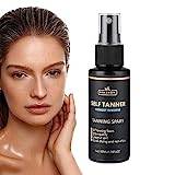 Self Tanner Spray | Tanning Oil Spray Mist - Portable Face Tan Spray Face Tanner Mist, Self Tanning Face Mist Tanning Spray for Girls, Women, Beach, Outdoors Baok
