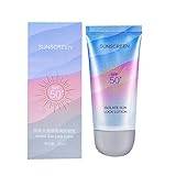 60ml Whitening Essence Facial Sunscreen Cream SPF50+ Sunblock Moisturizer Facial Suncream Skin O Aging L6V5