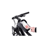 Chronus CHRONUS Bike Phone Front Frame Bag, Bike Bag, Bike Accessories, Cycling Gifts for Men（Black)