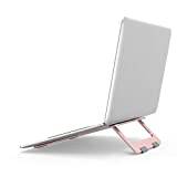 Laptop Foldable Stand Adjustable Desktop Tablet Holder Desk Table Mobile Phone Stand for Ipad Macbook Pro Air Notebook,Pink