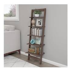 Lavish Home Bookshelf Ladder Shelf Decorative Book Shelves