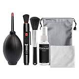 Professional Camera Cleaning Kit for Optical Lens and Digital SLR Cameras, including Storage Bag, Air Blower, Lens Cleaning Pen, Cleaning Brush, Microfiber Cleaning Cloth, Empty Reusable Spray Bottle