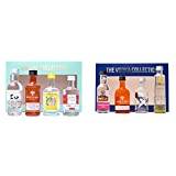 Gin Gift Set - Flavoured Alcohol Miniatures Include Edinburgh Gin Rhubarb and Ginger, Sipsmith Lemon Drizzle Gin, 4 x 5cl & Flavoured Vodka Gift Set - Ciroc Pineapple Vodka, 4x 5cl Alcohol Miniatures