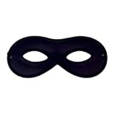 Eyemask Eye Mask Satin Black for Fancy Dress Masquerade Accessory