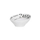 Cosy & Trendy 0601764 Porcelain Pasta Bowl, Diameter 19 cm, Trinity