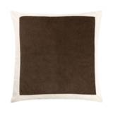 Linen Velvet Cushion - Mole