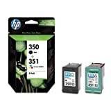 HP 350 Black & 351 Colour Ink Cartridge Bundle Pack