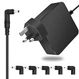 65W 45W Universal Laptop Charger for Asus VivoBook ZenBook 14 15 17 S14 S15 S17 NoteBook Len ovo IdeaPad Replacement,with 5 Different Round Connectors