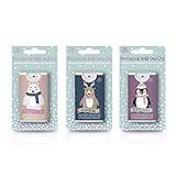 MAD BEAUTY SET OF 3 CONTEMPORARY CHRISTMAS HAND SANITISERS PENGUIN, BEAR & REINDEER