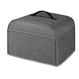 Rwedkd Kitchen Toaster Cover Air Fryer Cover Kitchen Dust Cover Toaster Cove with Pockets for Ninja Foodi Grill Dark Grey