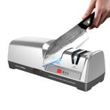 TAIDEA TG2301 Electric Knife Sharpener 15 and 20 Degrees 2-Stage System Stainless Steel Knife Sharpener for Kitchen Knives with Quick Sharpening Function