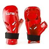 Blitz Dipped Foam Gloves - Red - Small