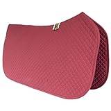 ECP All Purpose Diamond Quilted Western Saddle Pad, Burgundy