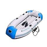 Adult Inflatable Boat, 34 Person rubber dinghy, Inflatable Kayak Set with Oars and High Output Air Pump, raft Inflatable Kayak, Fishing Boat Kayak