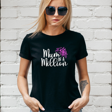 Mum in a million t-shirt, gift for her, mom, mothers day, lady fit and unisex