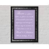Kitchen Quote Todays Menu Has Two Choices Green - Single Picture Frame Art Prints
