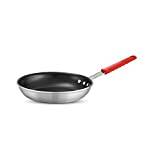 Tramontina Non-Stick Frying Pan with Red Removable Silicone Handle for Electric, Gas and Ceramic Glass Hobs, ‎Aluminium Cookware, Kitchen, 25 cm, 1.9 Litre, 27803601