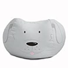 rucomfy Beanbags Animal Kids Bean Bag. Toddler Bedroom Chair. Machine Washable. Comfortable & Durable. 60 x 80cm (Beanbag Only, Dog)